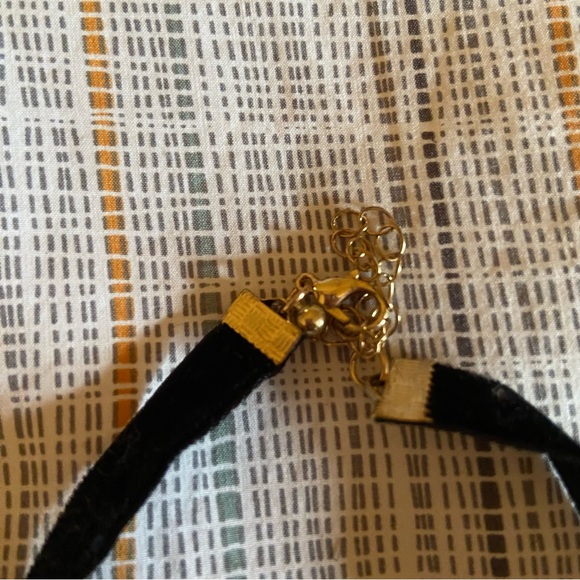 Urban Oufitters Flower Velvet Choker Necklace - Picture 3 of 5